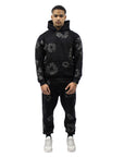 Denim Tears The Cotton Wreath Sweatpants Black Monochrome