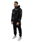 Denim Tears The Cotton Wreath Sweatpants Black Monochrome