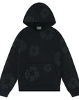 Denim Tears The Cotton Wreath Hoodie Black Monochrome
