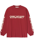 Fear of God Essentials Long-Sleeve T-Shirt Crimson