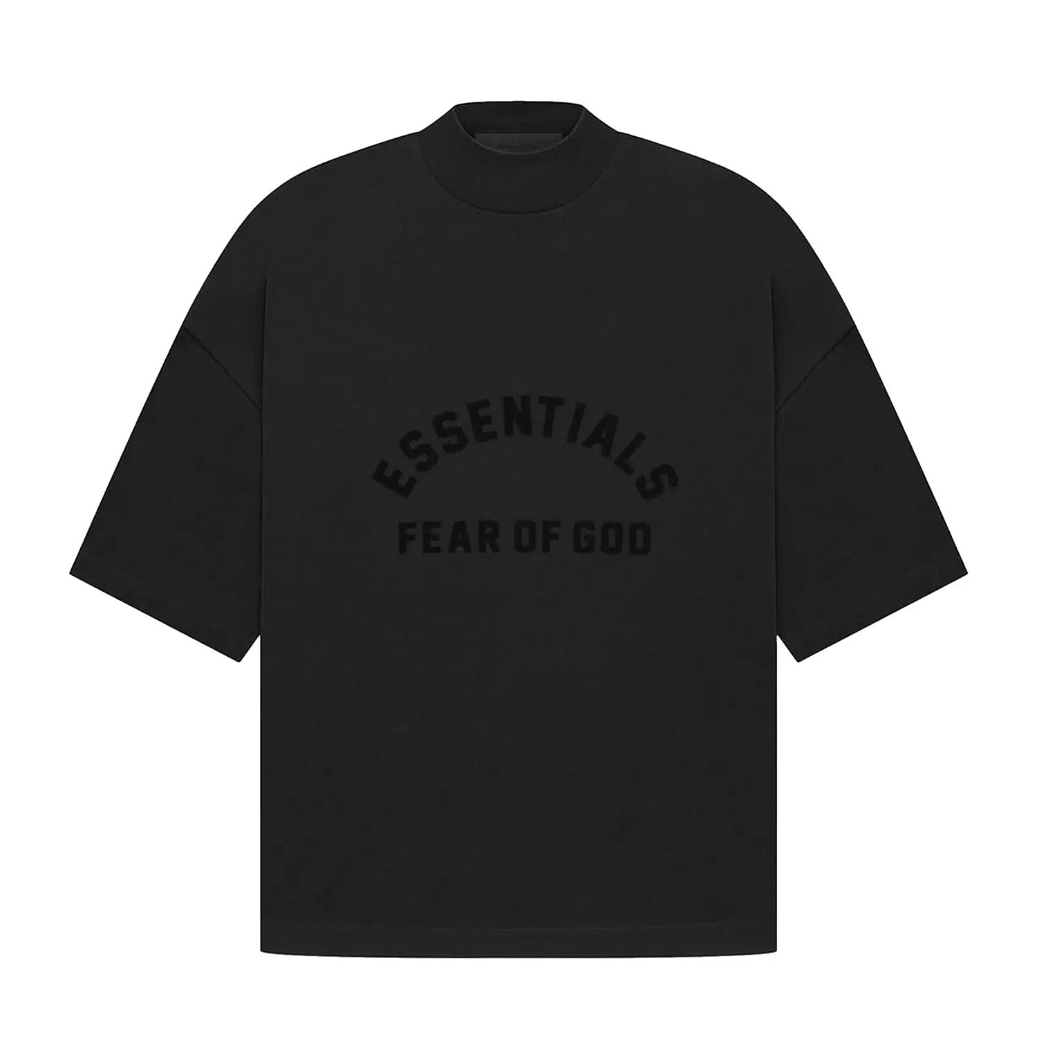 Fear of God Essentials Jet Black Arch Logo T-Shirt